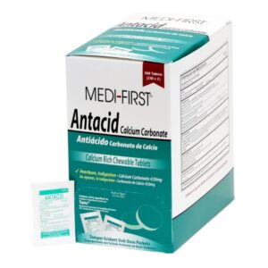 MEDI-FIRST ANTACID, TAB 420MG (500/BX)