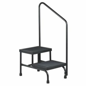 STOOL, 2STEP W/HNDRAIL 600LB CAPACITY 2PCS