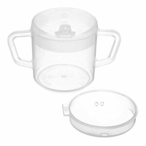 CUP, TWO HNDL W/LIDS 8OZ (25/PK)