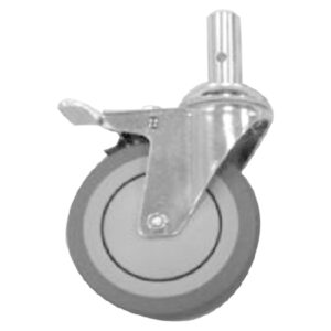 CASTER, TOTAL LOCKING F/WC