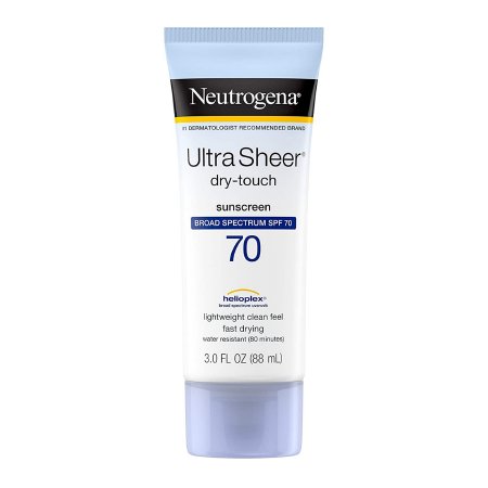SUNBLOCK, NEUTOGENA ULTRA SHEER SPF70 12/CS) J&JOTC