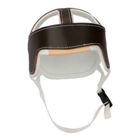 HELMET, PROT LEATHER 23" PRESTN