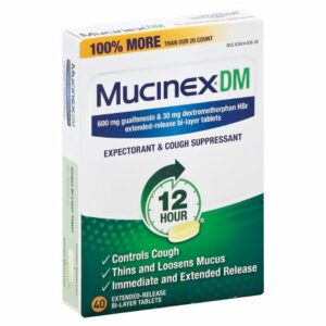 MUCINEX DM, TAB 600-30MG (40/CT)