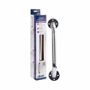 BAR, GRAB KNURLED 12" CHROME (3/PK)