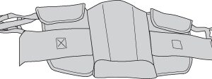 SLING, PT PADDED NYLON F/STANDASSIST LIFT LG