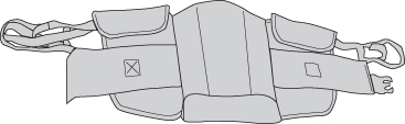 SLING, PT PADDED NYLON F/STANDASSIST LIFT LG