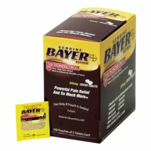 BAYER ASPIRIN, TAB 325MG (200/BX 12BX/CS)