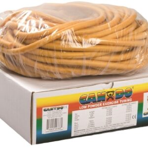 TUBE, EXERCISE CANDO 3XHVY WT GOLD DISP BOX 100' D/S