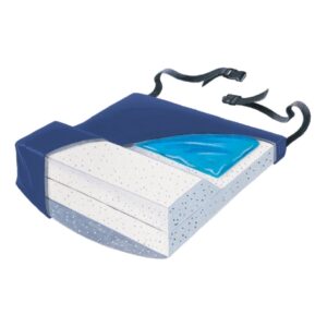 CUSHION, CHR ANTI-THRUST FM W/GEL POD GERI 20X18"