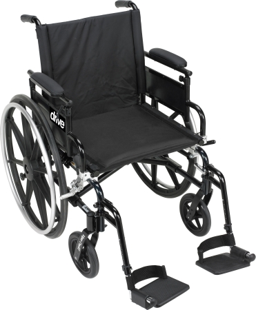 WHEELCHAIR, VIPER+ GT 18" FUL L ARM ELEVATING FOOTREST D/S