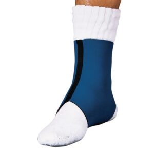 ANKLE SUPPORT, SLIP-ON OPEN HEEL NEOP NVY SM (1/EA SCOTSP