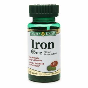 IRON, TAB 65MG (100/BT)
