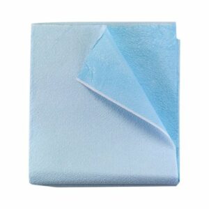 SHEET, DRAPE DLX TISSUE BLU 40X60 (100/CS)