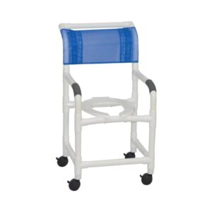 CHAIR, SHOWER STD DELUXE 18" ROYAL BLU