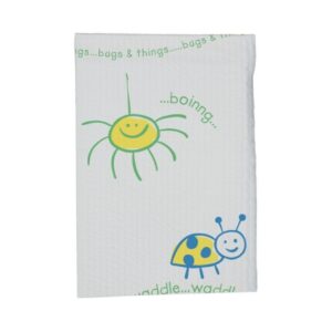 TOWEL, BUGS AND THINGS 2PLY POLY BCKED 13X18 (250/CS)