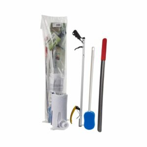 HIP KIT, W/18" SHOEHORN/SPONGE/26" REACHER/SOCK AID