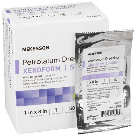 DRESSING, XEROFORM 1X8 (50/BX 4BX/CS)