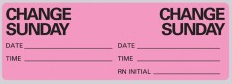 LABEL, IV SET CHANGE SUNDAY (500/RL)