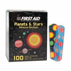 BANDAGE, ADH PLANET/STARS 5/8X2.25" (100/BX 12BX/CS)