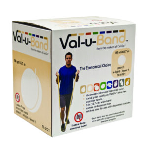 BAND, EXERCISE VAL-U LF LVL1/7PEACH 1"X50YD