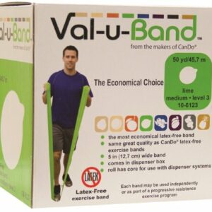 BAND, EXERCISE VAL-U LF LVL3/7LIME 1"X50YD
