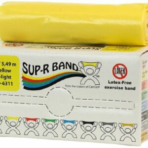 BAND, EXERCISER SUP-R LF XLT YLW 1"X6YD