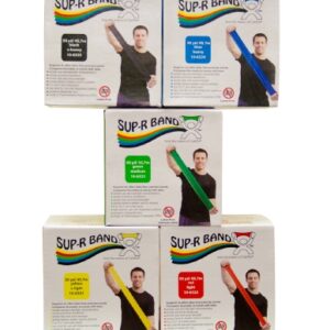 BAND SET, EXERCISER SUP-R LF 5RESIST W/DLX RACK 1"