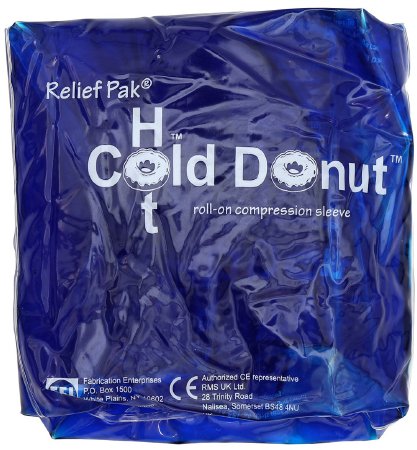 HOT/COLD PACK, RELIEF PK DONUTW/COMPRS SLV SM 4-10"