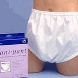BRIEF, INCONT SANI PANT RUSBL PULL-ON MED 30-36"