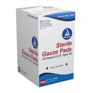 PAD, GAUZE 2X2X12 (100/BX 24BX/CS)