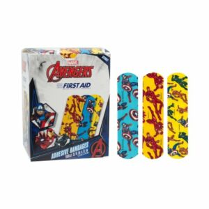 BANDAGE, ADH ASST SUPRHERO 3X3/4" (100/BX)