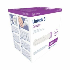 LANCET, UNISTICK III GENTLE SNGL USE 1.5MMX30G (200/BX)