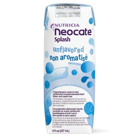 NEOCATE SPLASH, FORMULA F/FEEDING TUBE UNFLAV 8OZ (27/CS)