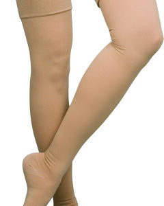 STOCKING, COMP THIGH HI OPN T OE 20-30MMHG BGE XLG SCOTSP