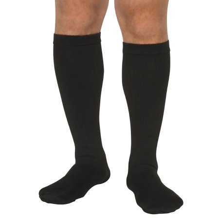 SOCK, DIABETIC OVER CALF NON CMPRS BLK SM (24/CS)