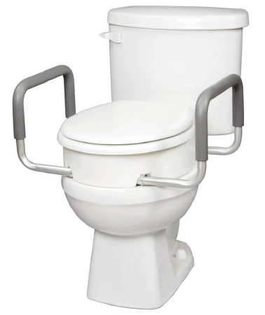 RISER, TOILET SEAT W/ARMS (2/CS)