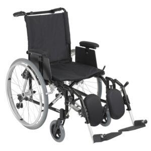 WHEELCHAIR, COUGAR ULTRA LT ALUM BCK ADJ HT W/18" DESK ARM