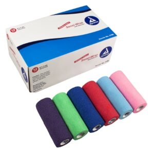 BANDAGE, SENSIWRAP RAINBOW 6"X5YDS (12/CS)