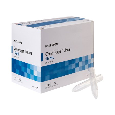 TUBE, CENTRIF DISP 15ML (100/BX 10BX/CS)