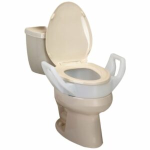 RISER, TOILET SEAT ELONGATED W/ARMS