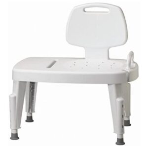 BENCH, TRANS ADJ REMVB BCK & ARMS BWN