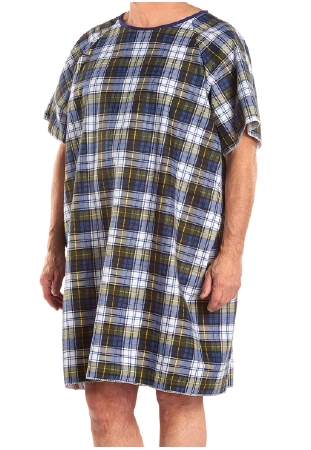 GOWN, TIE BCK PNK ADLT
