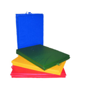 MAT, EXERCISE W/HANDLES POLY CNTR FOLD 2" 4'X6"