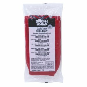 SOCK, SLIPPER PILLOWPAWS RED BARI 3XLG (48PR/CS)