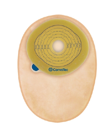 POUCH, OST ESTEEM DRN PLUS STOMA ADH CLR (30/BX)