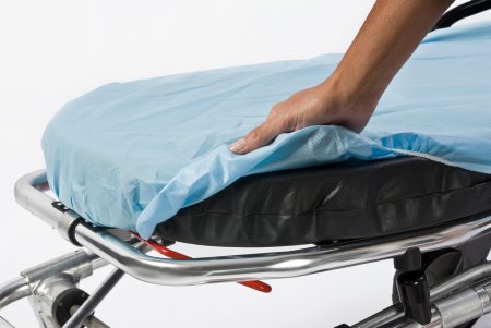 SHEET, FITTED POCKETFIT F/STRETCHER 30"X72" (50/CS)