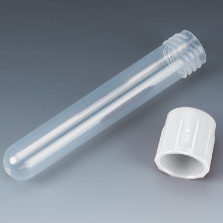 TUBE, CENTRIFUGE W/WHT SCREW CAP 12X75MM (250BG 4BG/CS)