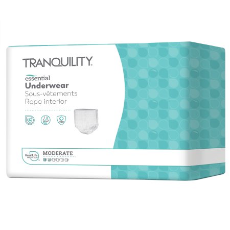 UNDERWEAR, ABSORBENT COMFORT CARE DISP SM (25/BG 4BG/CS)