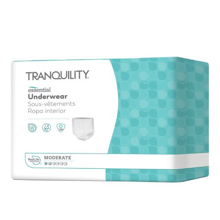 UNDERWEAR, ABSORBENT COMFORT CARE DISP MED (25/BG 4BG/CS)