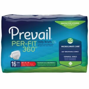 BRIEF, INCONT PREVAIL PER-FIT 360 SZ1 (16/BG 6BG/CS)